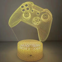 Lámpara De Ilusión 3D Control De Juego Luz Nocturna Para Habitación De Juegos Decoración Para Habitación De Niños Regalos De Navidad Y Cumpleaños Para Niños Y Niñas - details 3