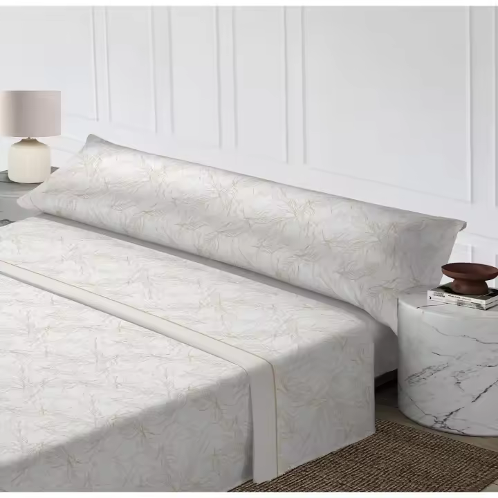 ILOVEHOME - Juego de Sábanas de Verano 3 piezas(sábana bajera, funda de almohada y sábana encimera) para cama 90,105,135,150, Diseño Estampado,Tacto Saten, Acabado Suavidad DELUXE, No hace bolitas, Tejido 100% microfibra - 1