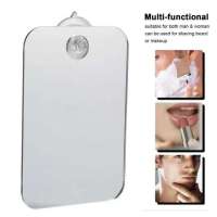 Espejo De Baño De Acrílico Sin Nubosidad 1Pcs Espejo De Ducha Portátil Para Hombres Y Mujeres Para Maquillaje Y Barba Instalación En La Pared - details 0