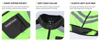 Chaleco Reflector WOSAWE Impermeable Para Motocicleta Viajes Nocturnos Fluorescentes Ropa De Ciclismo Moto Resistente Al Viento - details 4