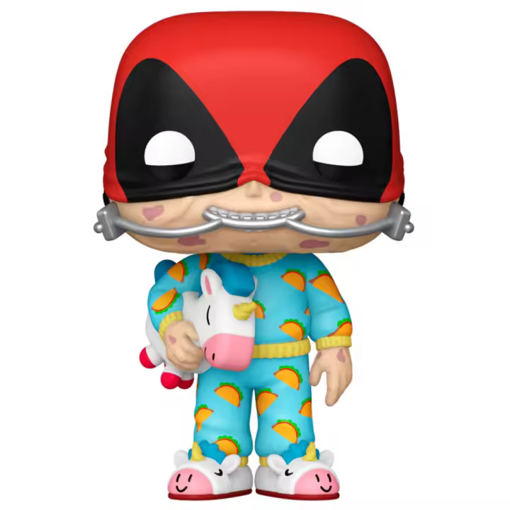 Funko Pop Marvel Deadpool Sleepover 76079-Figura de Vinilo Coleccionable - Idea de Regalo- Mercancia Oficial - Juguetes para Niños y Adultos - Movies Fans - Muñeco para Coleccionistas y Exposición - 1