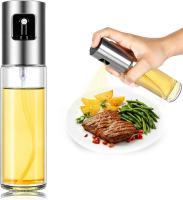 Pulverizador Aceite Cristal de Acero Inoxidable Aceitera De Aceite de Oliva, Spray Aceite para Freidora de Aire Air Fryer Cocina, Vaporizador Aceite de Oliva y Vinagre - details 0