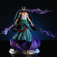 Figura De Acción Anime Roronoa Zoro Con Tres Espadas 20cm Estatua De Manga Colección Modelo Juguete Para Niños - details 0