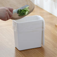 Bandeja De Comedor Oficina Papelera Mini De Plástico Para Encimera Estilo Rústico Contenedor De Basura Para Cocina Y Baño - details 4
