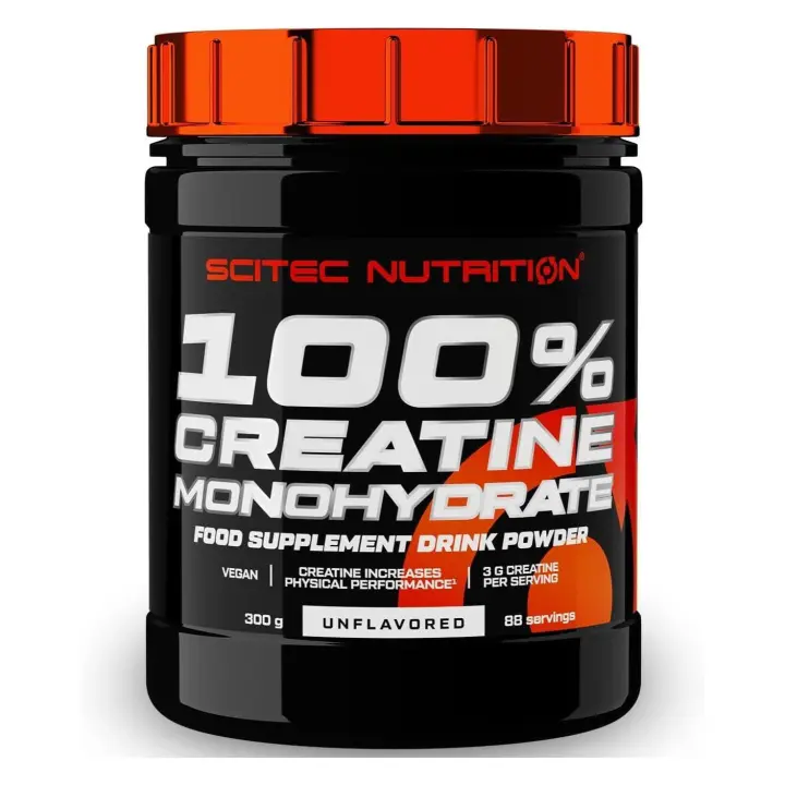 Scitec Nutrition 100% Creatine Monohydrate 300g – Creatina Vegana para Aumentar el Rendimiento y la Fuerza – Neutra - 1