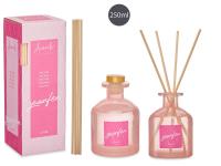 Bellas Extensiones- Ambientador Mikado con Varillas Peonia 250 ml. + Vela Vaso de cristal aroma Peonia 120g, Acorde. Perfume para el hogar - details 1