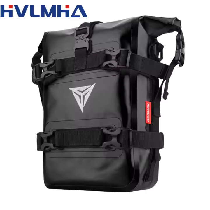 Bolsa De Tanque De Motocicleta 8L Set Universal Para Off-Road Con Base Bolsa De Aceite Para Viajes Al Aire Libre - 1