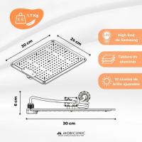 Lámpara de Cultivo GrowLight Mobiclinic®  100W Espectro Completo Regulable en 10 Niveles LED High End Función de atenuación Eficacia de 28 mmol/J Plantas de Interior Vegetales Flores - details 0