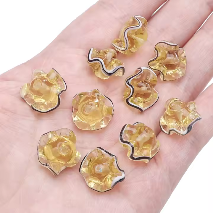 1Pc Hilo De Contas De Vidrio Transparente Japonesa Para Borde De Falda De Niña Joyería DIY Braceletes Y Collares Hechos a Mano - 1