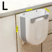 Basurero Plegable De Cocina Y Baño Colgante Y Montado En La Pared Accesorio De Cocina Para Armario De Casa Y Oficina - details 12