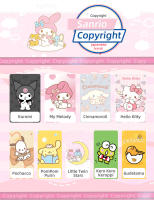 Llavero De Peluche Sanrio Cogimyun Kuromi 10cm Muñeco De Algodón PP Colgante Para Mochila Regalo Para Estudiantes Con Oso Y Nube Kawaii - details 0