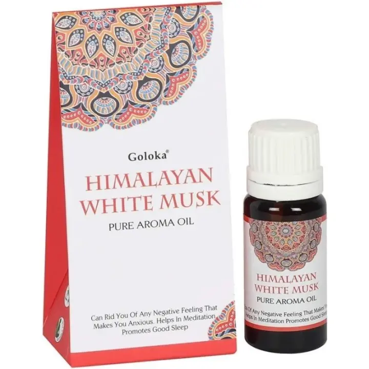 ACEITE AROMÁTICO ESENCIA ALMIZCLE BLANCO DEL HIMALAYA - HIMALAYAN WHITE MUSK - GOLOKA - 10ml - 1