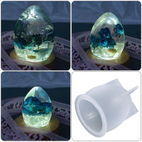 Molde De Silicona Para Resina Epoxy DIY Forma De Huevo Grande Lámpara De Noche Estrella Molde Para Pendiente De Bola - details 7