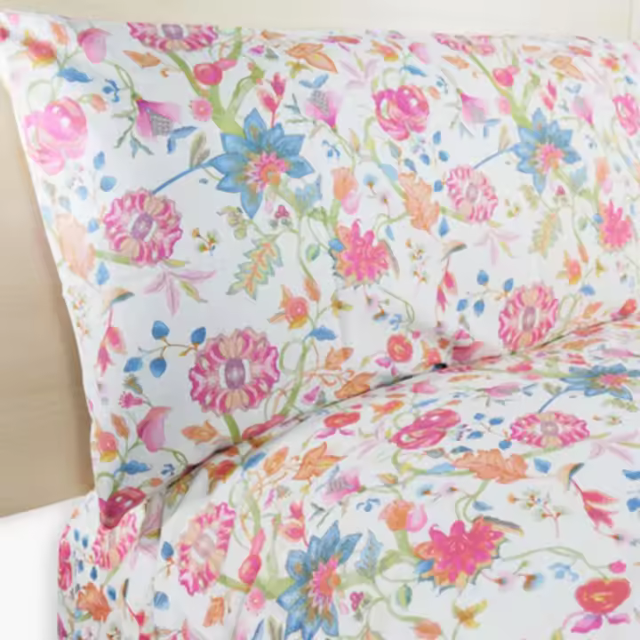 Funda Nórdica 100% Algodón Alo Home - Estampado Paisley Multi color - Cama de 90, 135 y 150 cm+  Fundas de Almohada a Juego. - 1