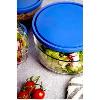 Recipientes de Cristal Azul para Alimentos Herméticos - Apto para Lavavajillas, Congelador y Microondas - Libre de BPA - Marca Borgonovo - details 3