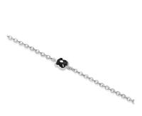 Sterling silver gemstone bear bracelet for women simple light luxury fashion jewelry - details 3