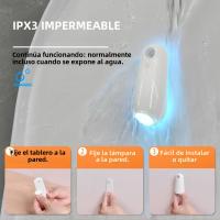 Lámpara De Noche LED Con Sensor De Movimiento Recargable Para Inodoro Y Baño Iluminación De Pies Para Pasillos Y Escaleras - details 6