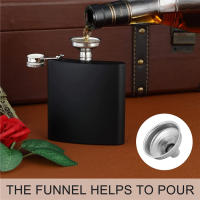 LMETJMA Botella De Mano Negra Mate Con Tapa Sellada Y Cebolla De Acero Inoxidable Para Bebidas Como Whiskey Set De Botellas De Mano KC0454 - details 5