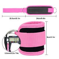 Amarres De Tobillo Con Dos Puños D-Ring Para Ejercicios De Glúteos Piernas Y Abdomen Entrenamiento De Fuerza Equipo De Gimnasio De Alta Resistencia - details 5