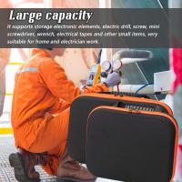 Bolsa De Herramientas Portátil De Gran Capacidad EVA De Tela Oxford Impermeable Y Antigolpes Para Taladro Eléctrico Y Hardware - details 4