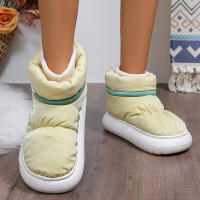 Botas De Piel De Sisal Gruesa Y Antideslizantes Para Mujer Invierno 2024 Nuevas Impermeables Con Suela Gruesa Y Lining De Peluche Botines De Tobillo Cálidos Y Lindos En Colores Variados Talla 36-41 - details 8