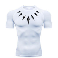 Camiseta De Compresión Para Hombre Anime Fitness Running En Gimnasio T-Shirt Deportiva Secado Rápido Top Para Verano - details 9