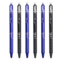 12pcs Bolígrafos De Gel Erasables De 0.5mm Negro/Azul Tinta Lavable Recargable Super Capacidad Para Escritura En Oficina Y Escuela - details 3