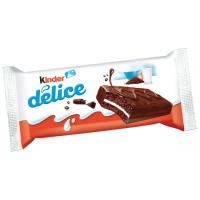 KINDER DELICE CAJA 20U KINDER NACIONAL  esponjoso bizcocho elaborado con una suave crema de leche y una fina y crujiente cobertura al cacao - details 1