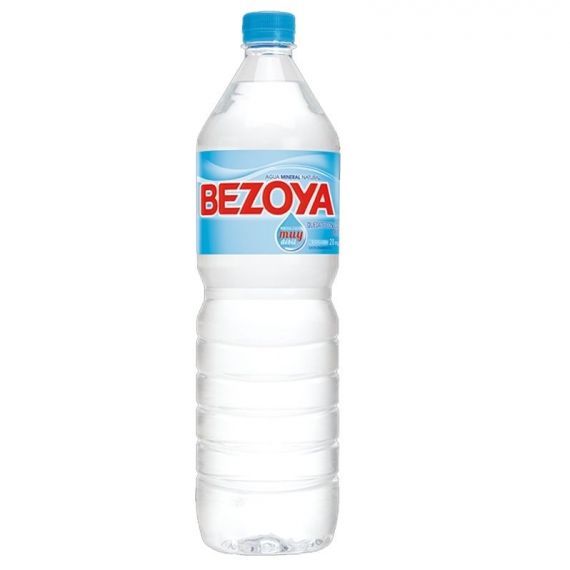 Agua mineral Bezoya 1.5 litros 2 packs de 6 botellas, total 18 litros