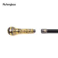 Bastón De Moda De 93cm Con Mango Redondo De Lujo Dorado Y Negro Para Fiesta Cabeza Elegante De Crosier Punta De Goma Para Senderismo - details 7