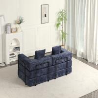 Sinaopus Sofá Cama Plegable de Pana, 2 en 1 Sillón Futon y Colchón, Relleno de Espuma, Sin Montaje, Ahorro de Espacio para Salón, Invitados - details 0