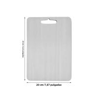 Tablas De Corte De Acero Inoxidable 304 De Grado Alimenticio Doble Cara Para Cocina Resistente Al Desgaste Fácil De Limpia - details 6
