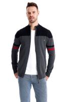 Otoño e Invierno nuevo cárdigan de punto de tamaño europeo suéter de hombre suéter con cremallera moda tendencia ropa de hombre - details 6