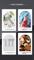 10PCS Abrecajas De Acero Inoxidable Creativo Abrebotellas Para El Hogar Herramienta De Cocina Práctica Y Duradera - details 2