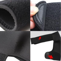 SPOSAFE Soporte De Hombro Ajustable Para Gimnasio Deporte Cuidado Solapa De Espalda Protector De Malla Negra Para Hombres Y Mujeres - details 10