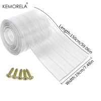 KEMORELA Puerta De Casa Para Mascotas Cortinas De Puerta Para Perro Reemplazo De Tiras De Plástico Y Vinilo Para DIY Puerta Para Perro O Gato Flap De PVC Transparente - details 1