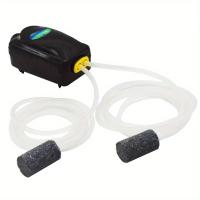SOBO Bomba De Oxígeno Para Acuario 738M Doble Agujero 3.5W Ajustable Alta Potencia Bomba De Oxigenación Parapeces - details 2