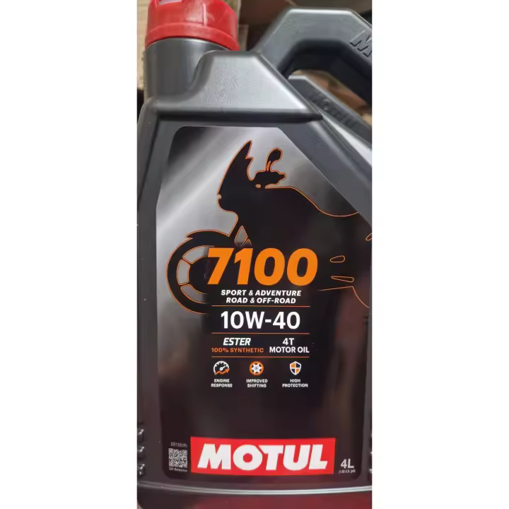Aceite MOTUL 7100 10W40 4T Lubricante para moto 100% sintético 4 litros - 1