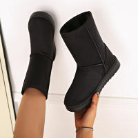 Botas De Nieve Para Mujer Talla Grande 44 Botines De Invierno Impermeables Y Cálidos Con Plataforma Casual Slip on 2024 Moda - details 5