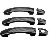 Set De 6 Cubiertas De Manija De Puerta En Fibra De Carbono Para VW Transporter T5 T6 Caddy 2003-2015 Accesorios Exteriores - details 3