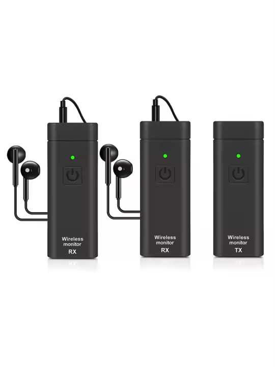 Sistema De Monitoreo Inalámbrico UHF Digital Profesional Con Transmisor Receptor Para Cantante Tarjeta De Sonido Escenario De Sonido De Transmisión - 1