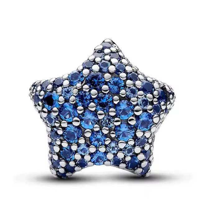 Pandora Colección Moments Celestial,Estrella Azul, Viene con embalaje de Caja de Giano original. - 1