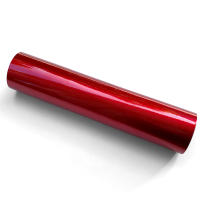 Pegatinas De Coche Auroral Rojo Vinilo Impermeable Brillante Resistente a Rasguños Decoración Del Cuerpo Del Vehículo Accesorios Para Coche - details 5