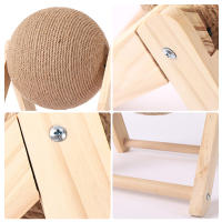 Juguete Para Gatos Pelota De Ropa Sisal Para Mordeduras Y Arrastre Juego De Agarre Para Gatos Jovenes Y Adultos Muebles Resistentes Al Desgaste - details 11