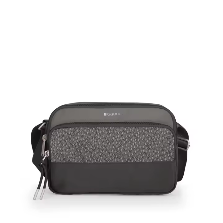Bolso Bandolera Cuadrado Mujer Gabol Emory Taupe - 1