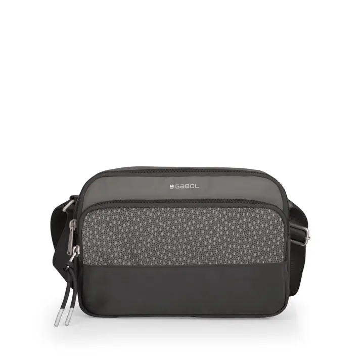 Bolso Bandolera Cuadrado Mujer Gabol Emory Taupe - 1