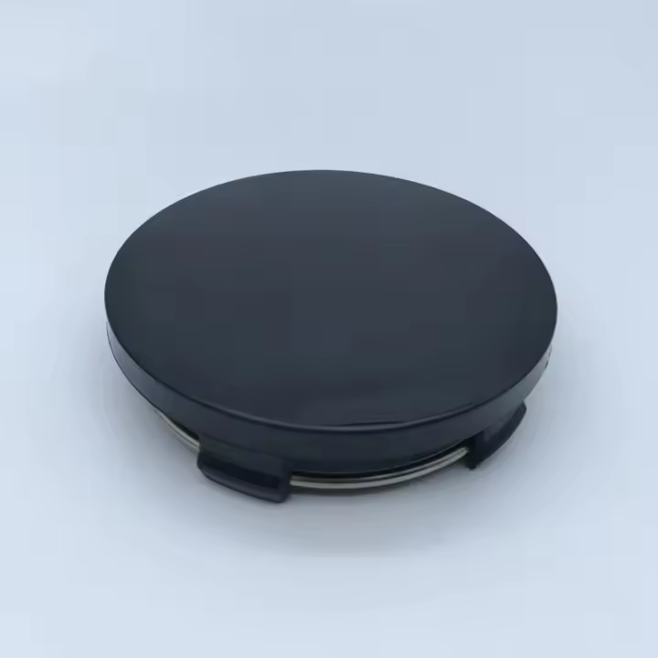 4Pcs 60mm Tapas De Centro De Eje Para Ruedas De Coche Universales En Negro Y Plateado Adecuadas Para La Mayoría De Los Vehículos Piezas De Repuesto Para Neumáticos Y Ruedas - 1