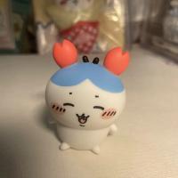 6pcs Muñecos De Vinilo Japoneses Qitan Enormes Ovos Chiikawa Auto-deprecación Oso Cangrejo Forma Juego De Niños Ornamento Usagi - details 4