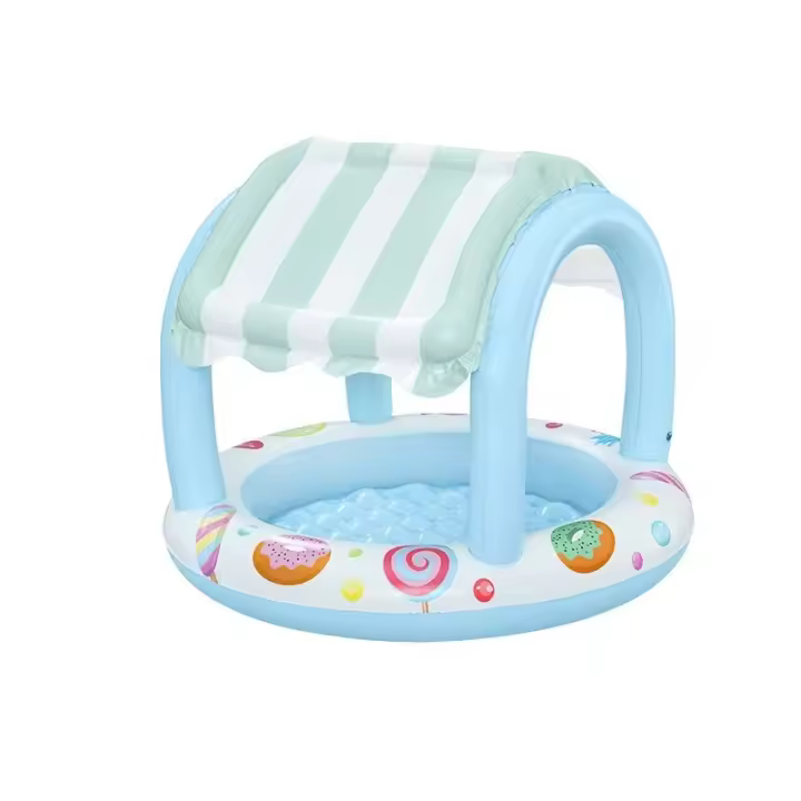 Bestway Piscina Hinchable Infantil Aro Tienda de Helados 104x84 cm +2 Años Jardin 52638 - 1