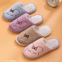 ZAPATILLAS DE CASA PARA INVIERNO CON PELO,ZAPATILLAS DE MUJER,Zapatillas de invierno con pelo,4 COLORES,rosa,gris,ANTIDESLIZANTES,CM, FESPU - details 0